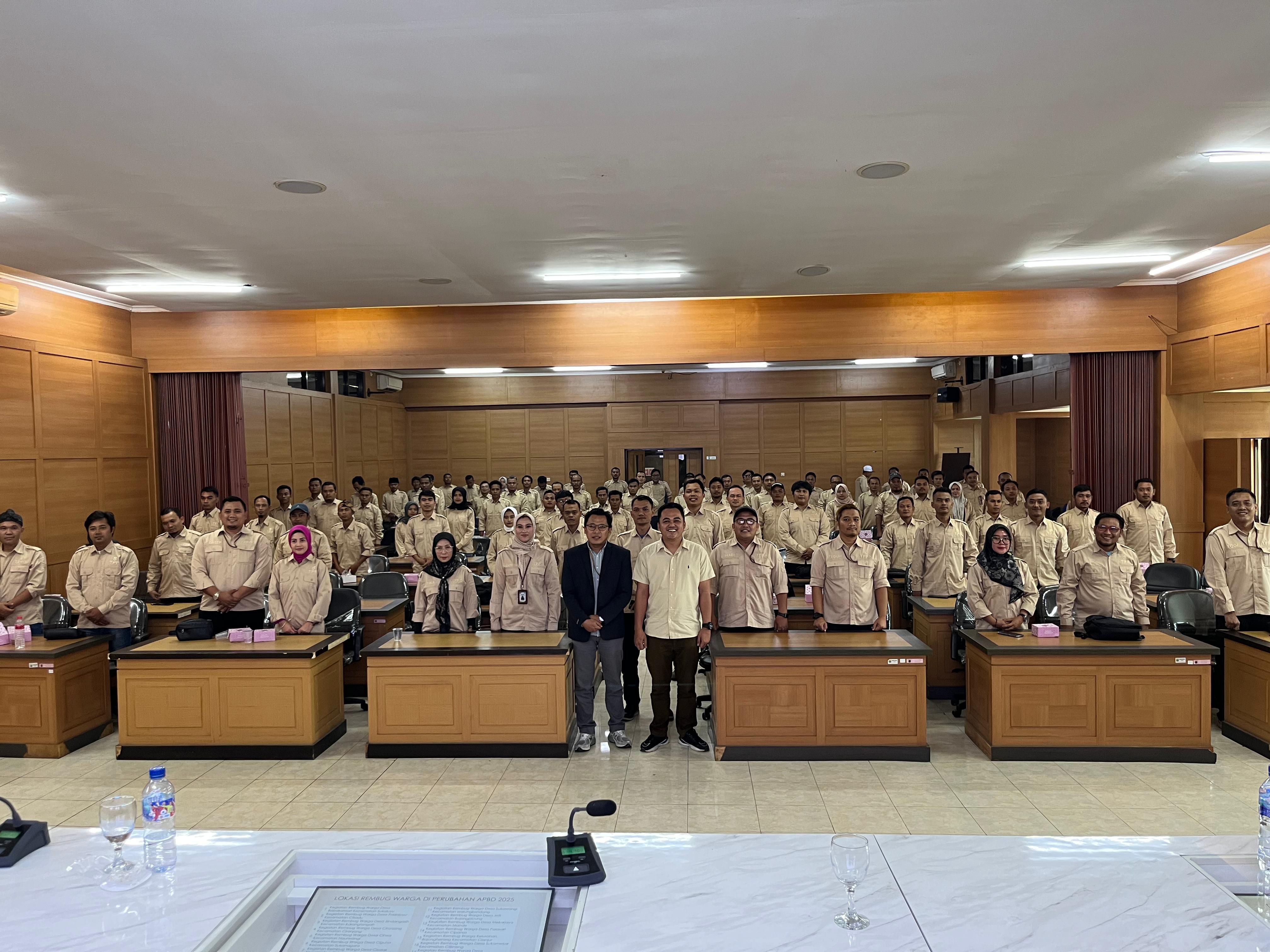 Bupati Cianjur dr Wahyu di acara TTP SATRIA